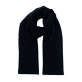 Шарф вязаный  двойной "WIND SCARF"_черный,100% акрил Шарф вязаный  двойной "WIND SCARF"_черный,100% акрил