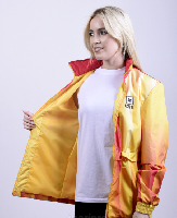 Ветровка Харви с капюшоном унисекс, с полной запечаткой