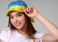 Бандана Самура с козырьком, с полной запечаткой Бандана Самура с козырьком, с полной запечаткой