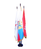 Флагшток напольный деревянный с основанием Блин (сосна) 3 штока 2,5 м Флагшток напольный деревянный с основанием Блин (сосна) 3 штока 2,5 м