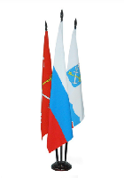 Флагшток напольный деревянный с основанием Блин (сосна) 3 штока 2,2 м Флагшток напольный деревянный с основанием Блин (сосна) 3 штока 2,2 м