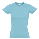 Футболка женская IMPERIAL WOMEN, бирюзовый_M, 100% х/б, 190 г/м2