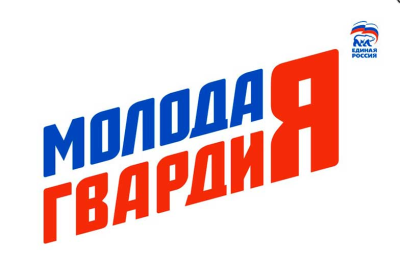 Флаг партии Молодая Гвардия 90х135 см