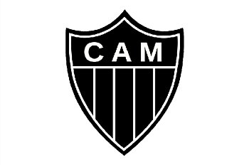 Флаг футбольного клуба Атлетико Минейро (Бразилия)